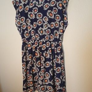 👀Plus Forever 21 Daisy Print Dress Sz 2X